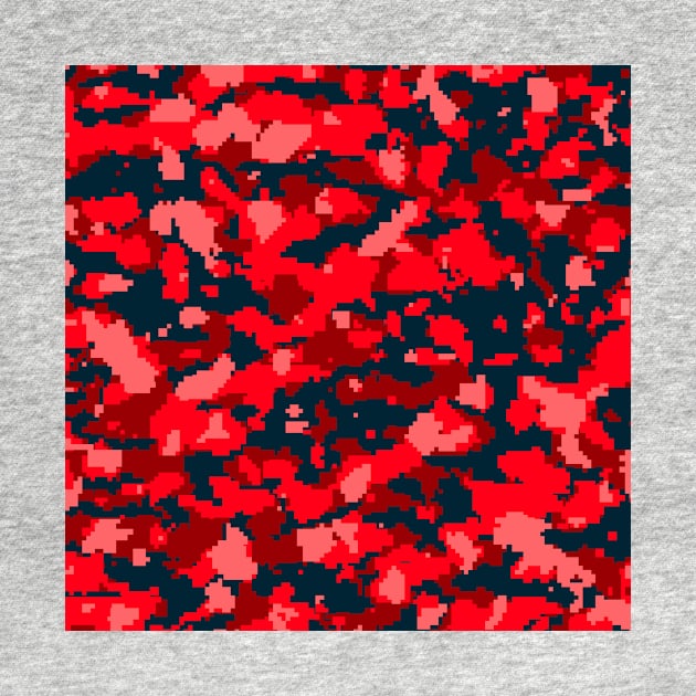 Red linc Digital Camouflage by Tshirtstory